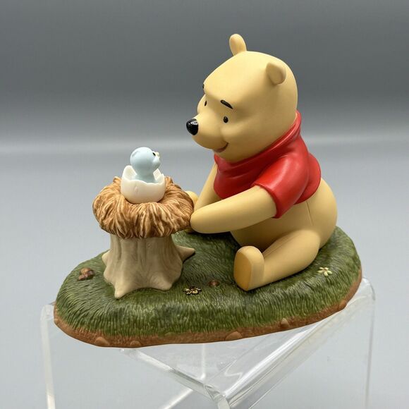 Vtg Disney Pooh and Friends Winnie the Pooh Figure Welcome Little One Blue Bird - Picture 1 of 16